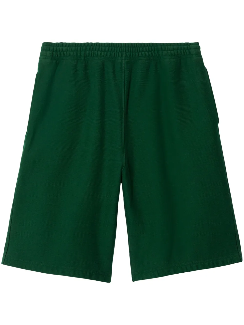 Burberry Katoenen shorts met logo Groen