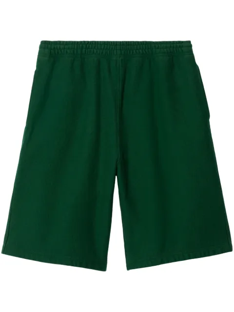 Burberry Equestrian Knight-logo cotton shorts