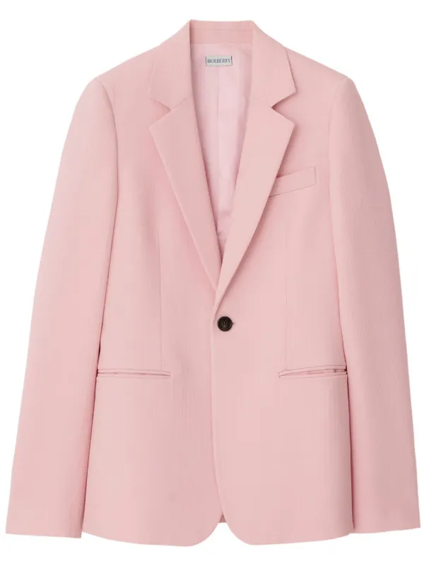 ジャケット BURBERRY Pink Wool Blazer Pink wool blazer | Le Noir - Unconventional Luxury