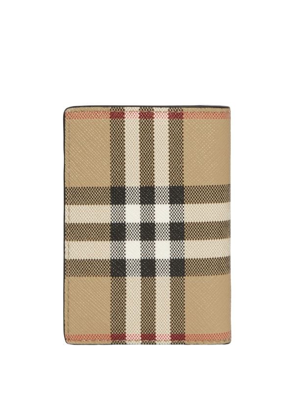 Burberry discount wallet leather