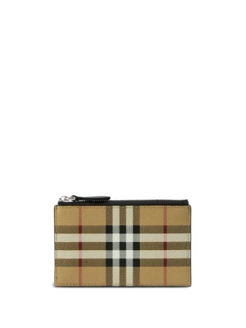 Burberry Vintage Check leather wallet Men