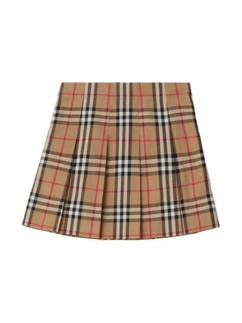 Burberry Kids Vintage Check cotton skirt