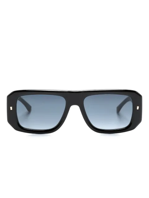 DSQUARED2 EYEWEAR logo-print pilot-frame sunglasses
