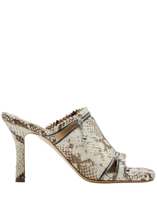 【関税&送料込】BURBERRY Women Sandals Burberry Peep sandals for Women - Black in UAE | Level Shoes