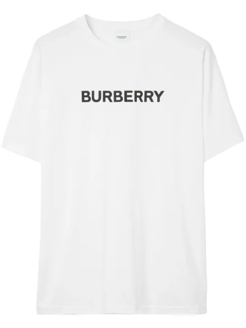 T-shirt en coton à logo imprimé - Burberry - Modalova