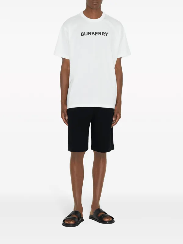 Burberry logo-print Cotton T-shirt | White | FARFETCH Burberry logo-print Cotton T-shirt | White | FARFETCH