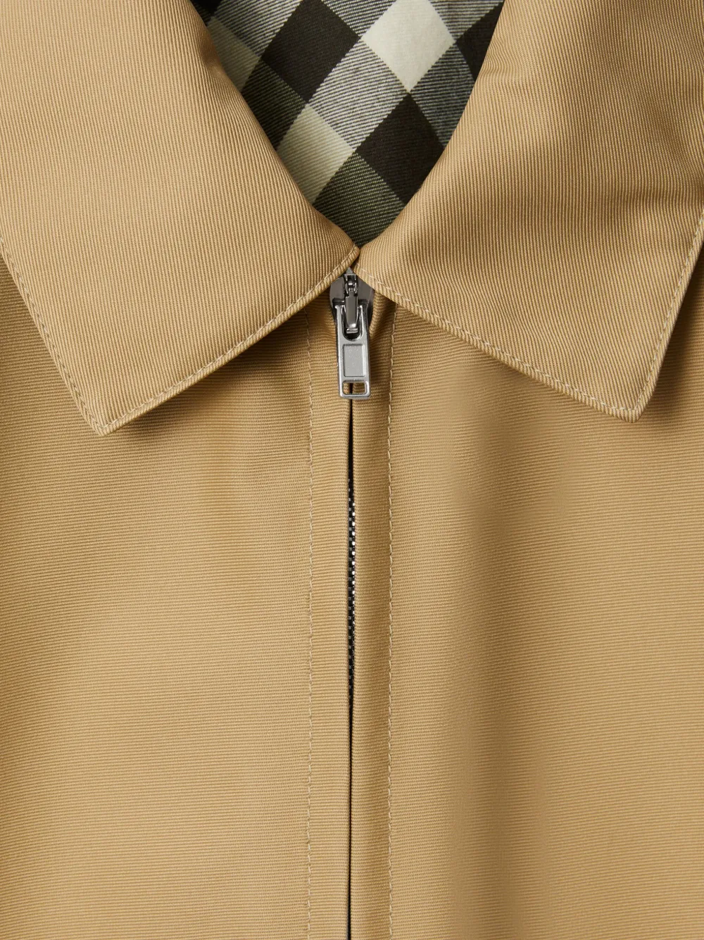 Burberry Harrington jack met klassieke kraag Beige