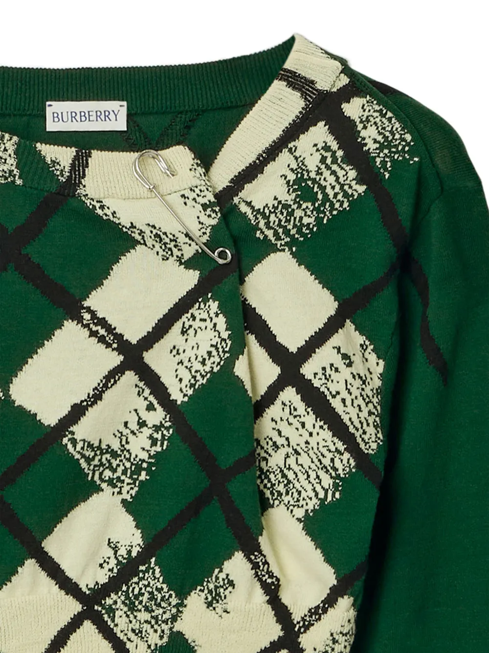 Burberry Fijngebreide trui Groen