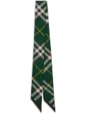 Burberry Vintage Check silk scarf - Green