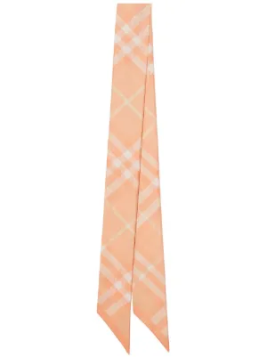 Burberry Vintage Check Silk Scarf Farfetch