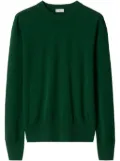Burberry crew-neck wool jumper - Green