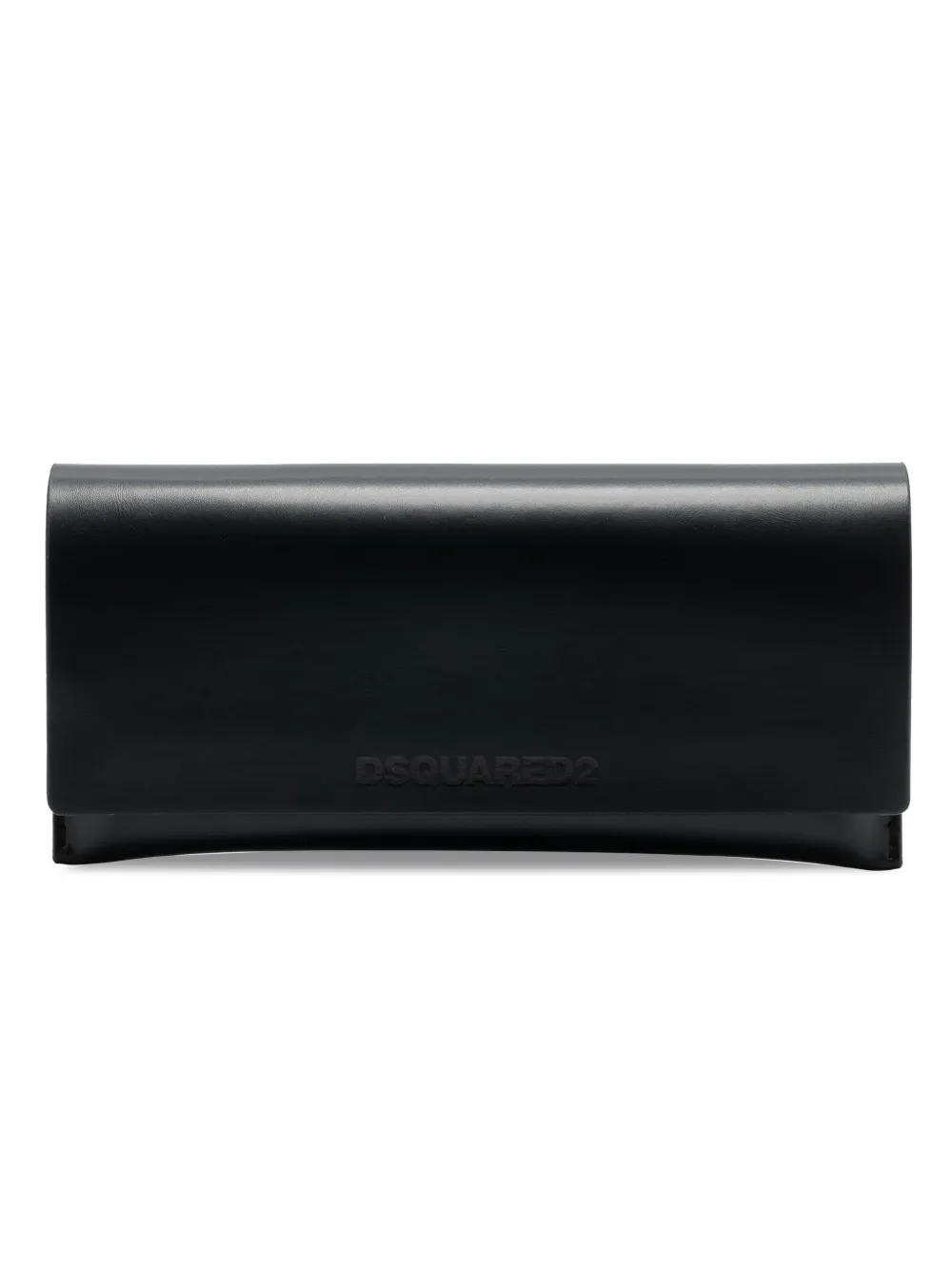 DSQUARED2 EYEWEAR Zonnebril met vierkant montuur en logo-reliëf Zwart