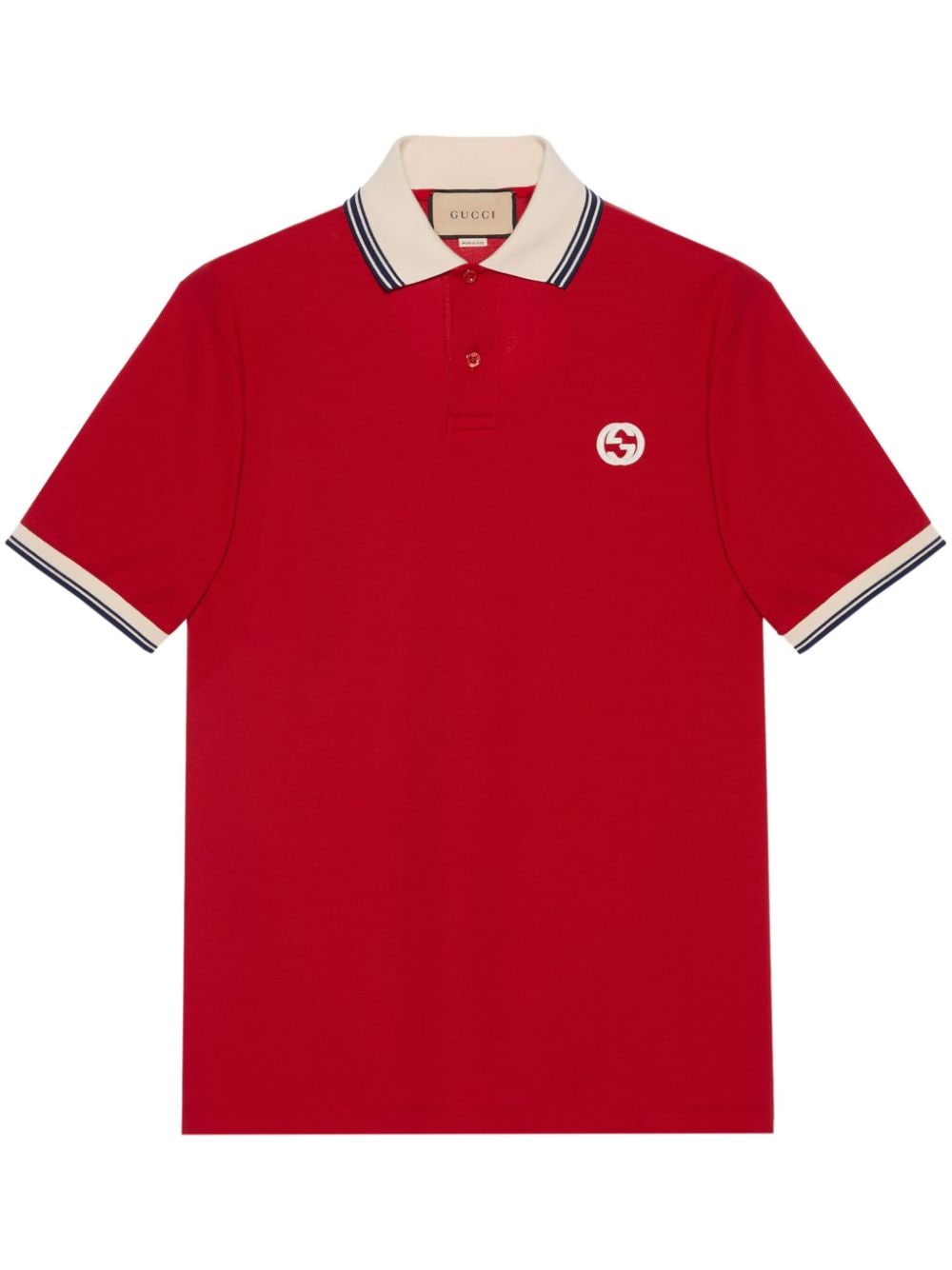 Gucci Interlocking G Cotton Polo Shirt - Farfetch