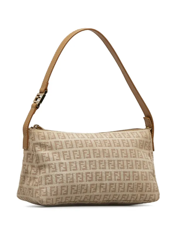 Fendi zucchino shoulder bag cheap