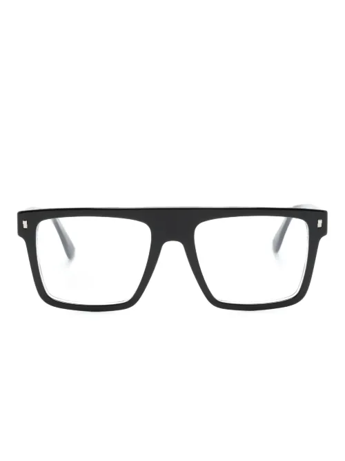 Lunettes de vue Icon Stripe à monture rectangulaire - DSQUARED2 EYEWEAR - Modalova