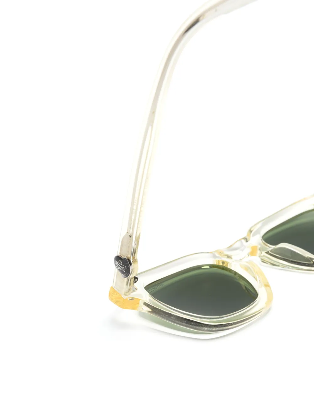 Moncler Eyewear Zonnebril met vierkant montuur Beige