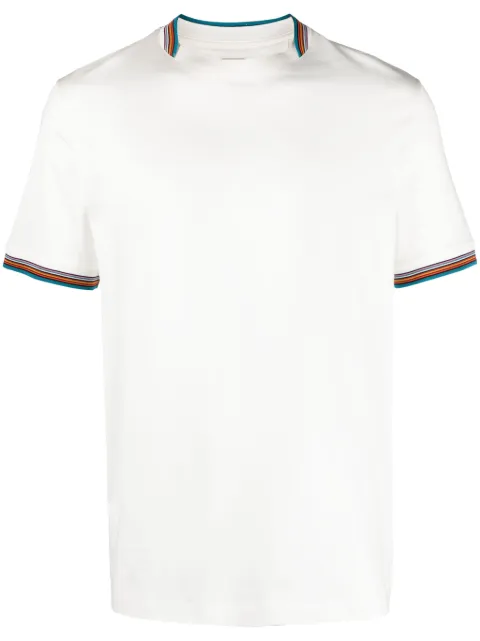 Paul Smith stripe-trim cotton T-shirt