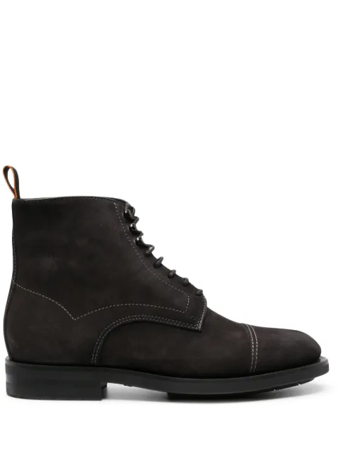 Santoni botas con agujetas