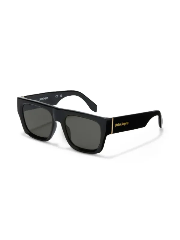 【関税＆送料込み】Palm Angels Square-Frame Sunglasses Palm Angels Eyewear Posey square-frame Sunglasses | Black