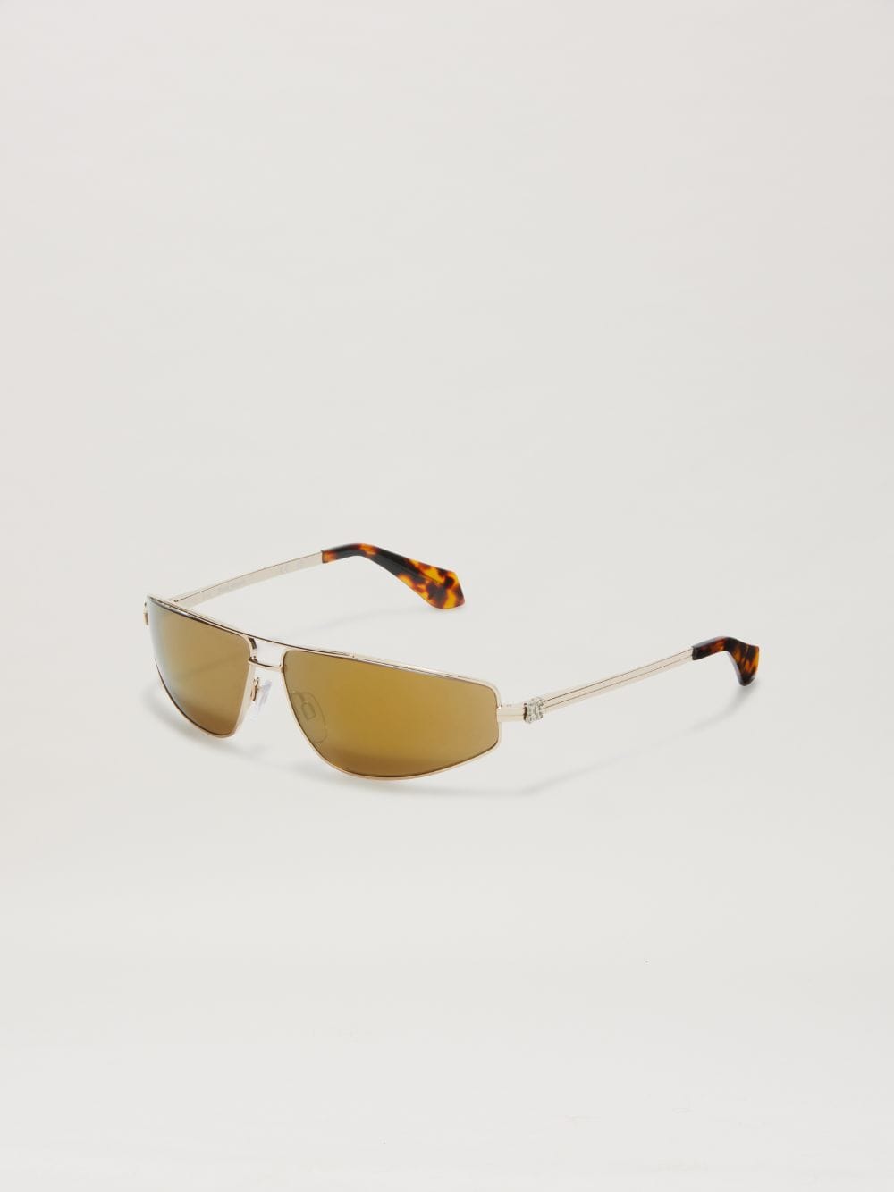 Palm Angels Clavey Sunglasses In Gold