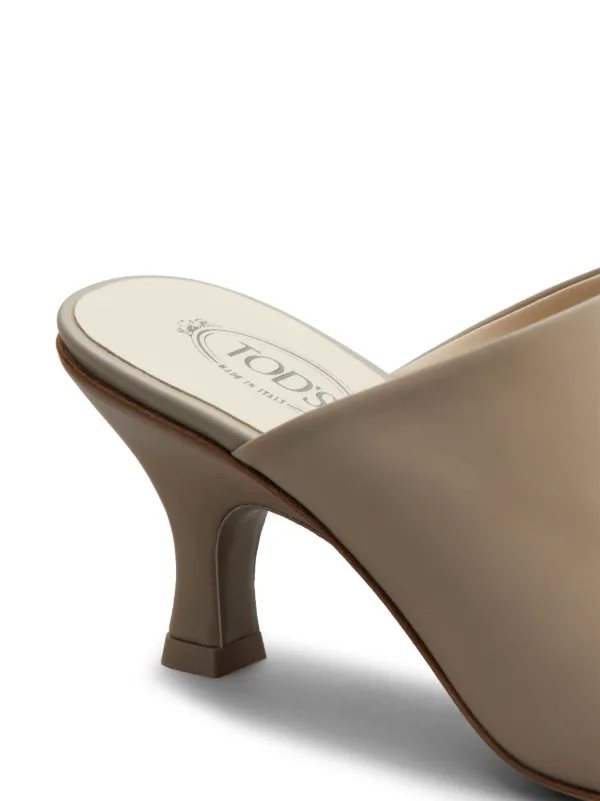 【国内発送関税込】【TOD'S】65 レザーミュール Tod's 65 レザーミュール | ニュートラル | FARFETCH JP