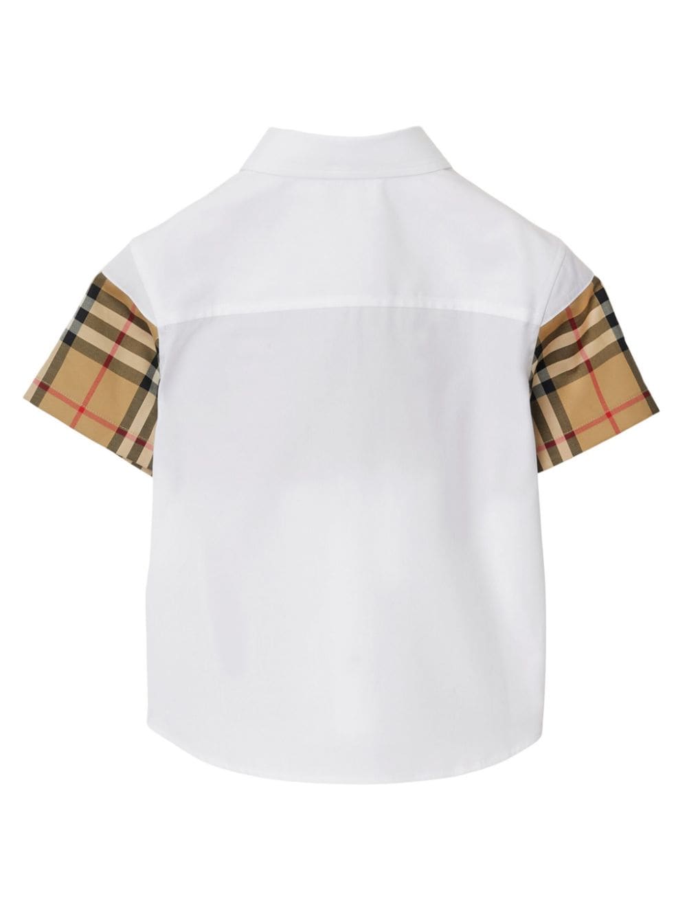 Image 2 of Burberry Kids Vintage Check-panel shirt