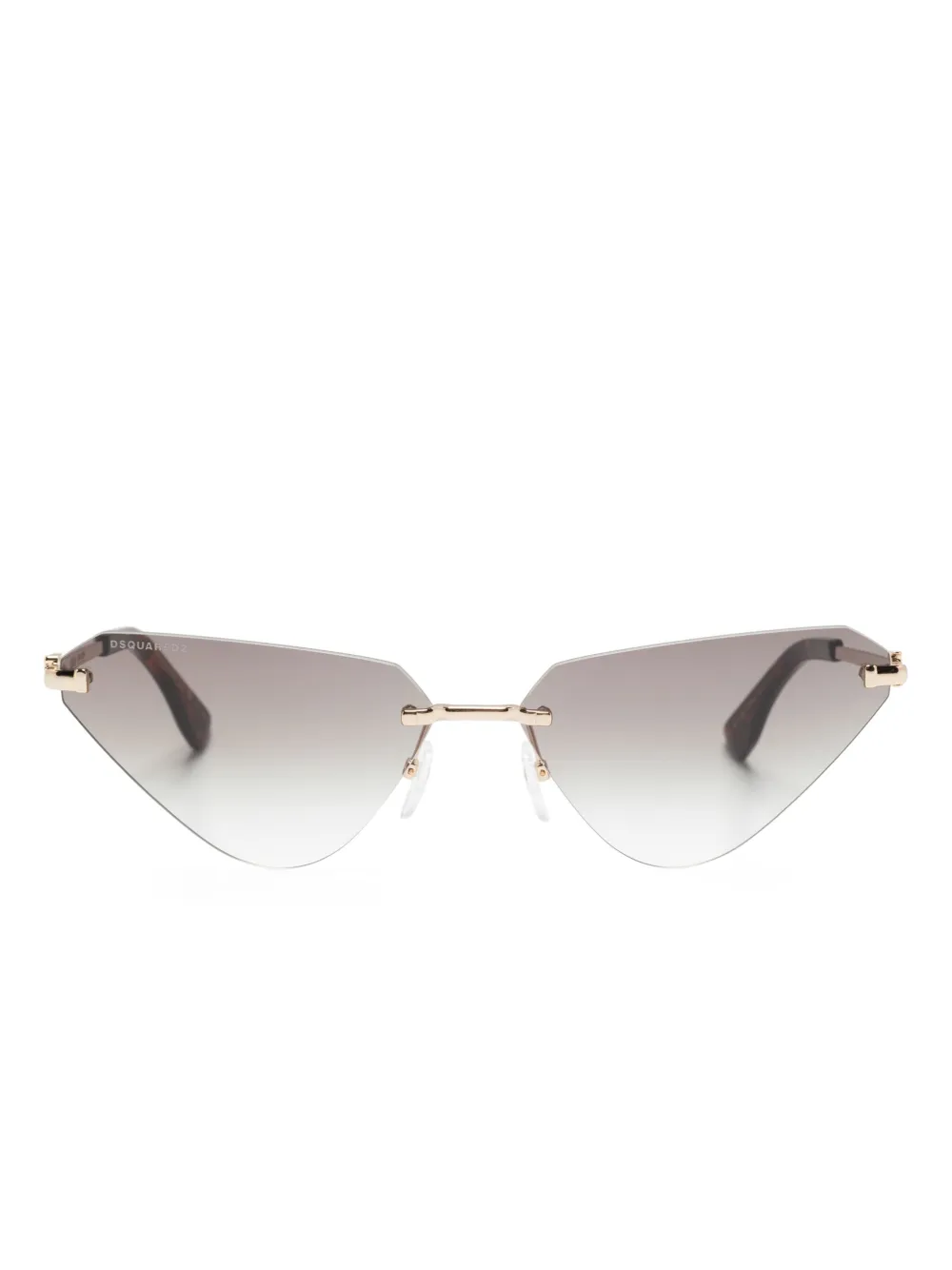 Dsquared2 Hype Cat-eye Frame Sunglasses In Gold