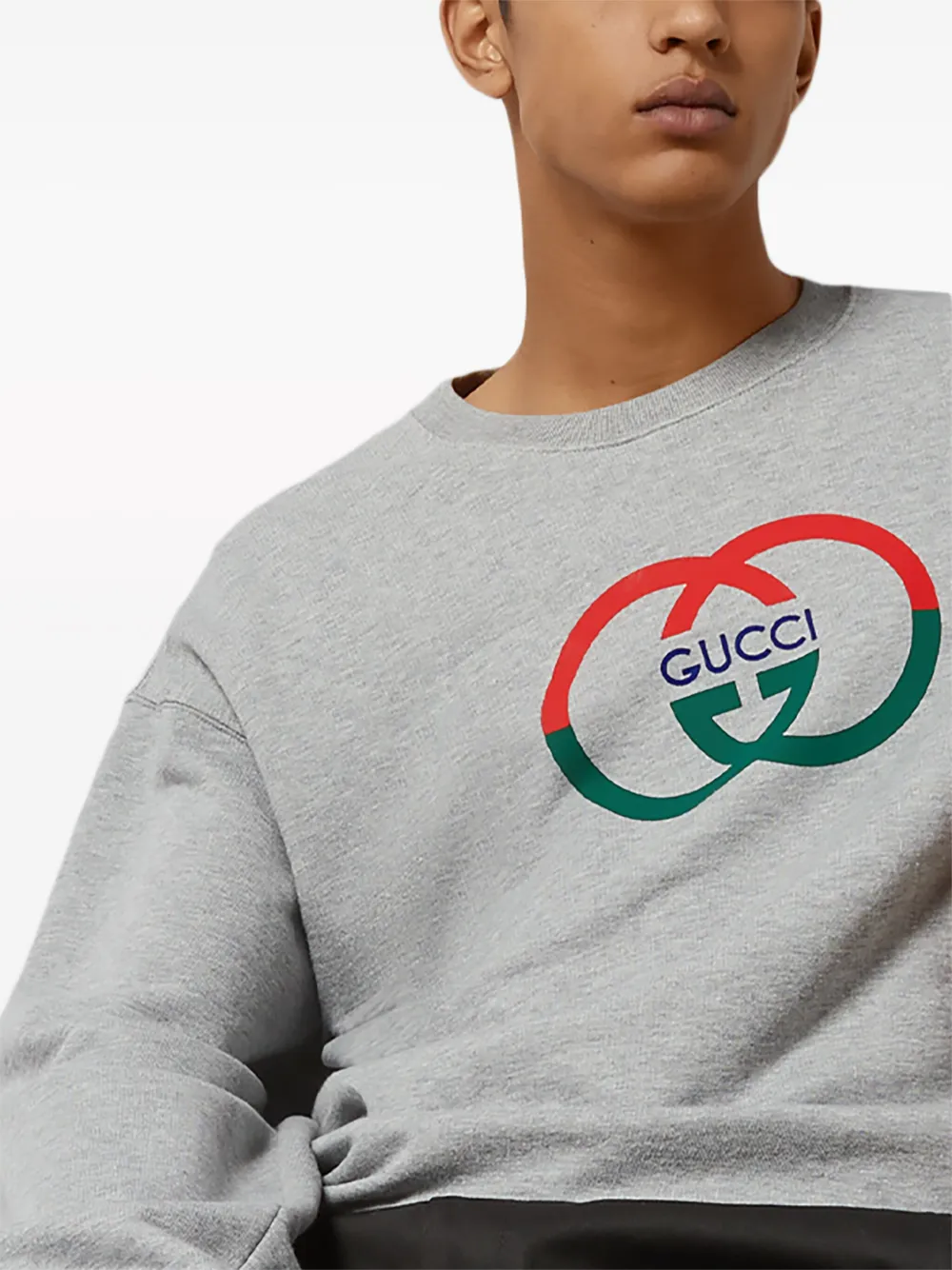 Gucci プリント スウェットシャツ | グレー | FARFETCH JP