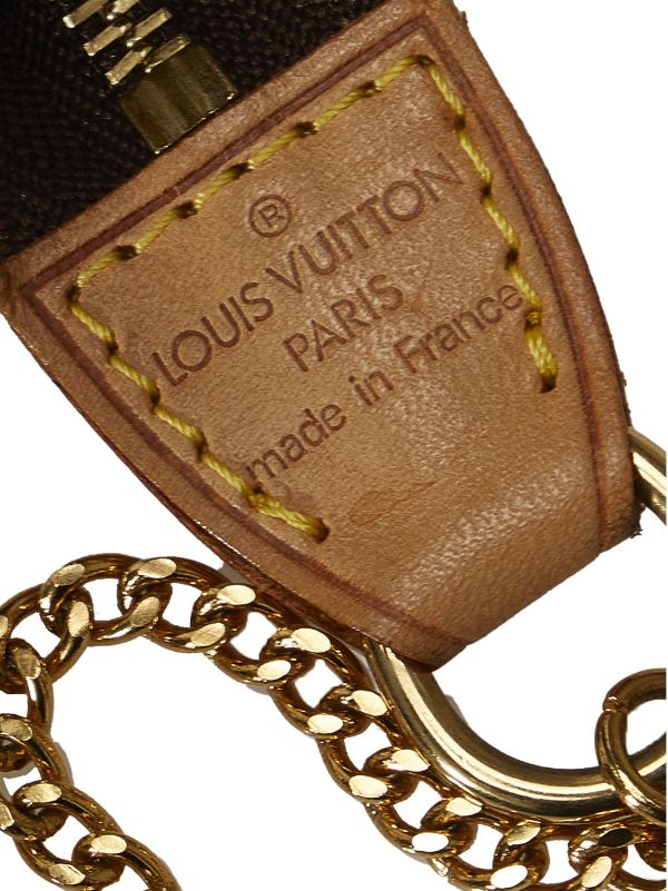 Louis Vuitton 2004 Pre-owned Pochette Accessoires Clutch Bag - Brown