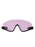 Gucci Eyewear Interlocking G mask-frame sunglasses - Pink