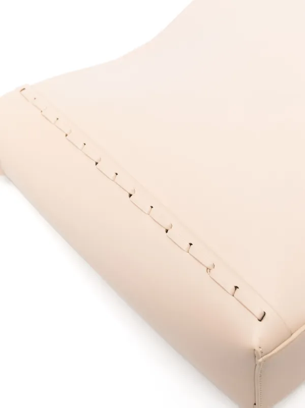 JIL SANDER ハッチワク ストレトレック シンス 【関税込】 Jil Sander Stitching レザーハンドバッグ M | ニュートラル