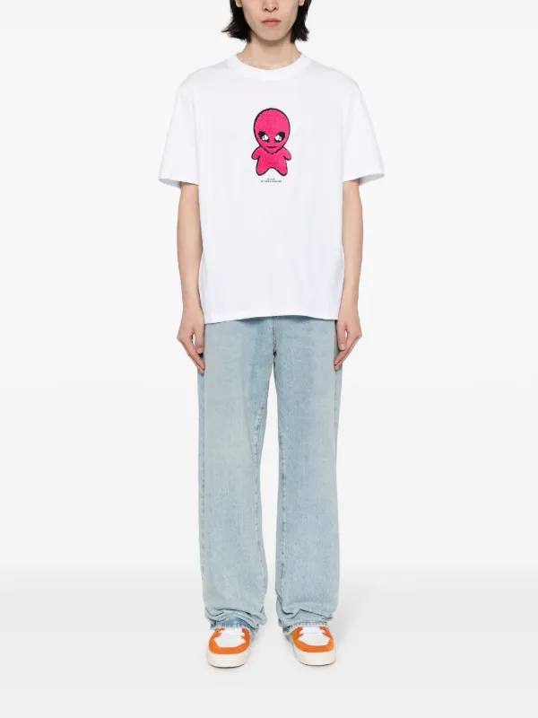 Tシャツ・カットソー GCDS Woman T-Shirt White SS23W130104 01 Women′s t-shirt and polo: long sleeve, oversized, graphic | GCDS
