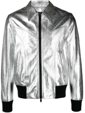 PT TORINO｜JACKETS (TL2FBM12EMLSNU60 0990) PT Torino contrast-sleeve Bomber Jacket | Black | FARFETCH