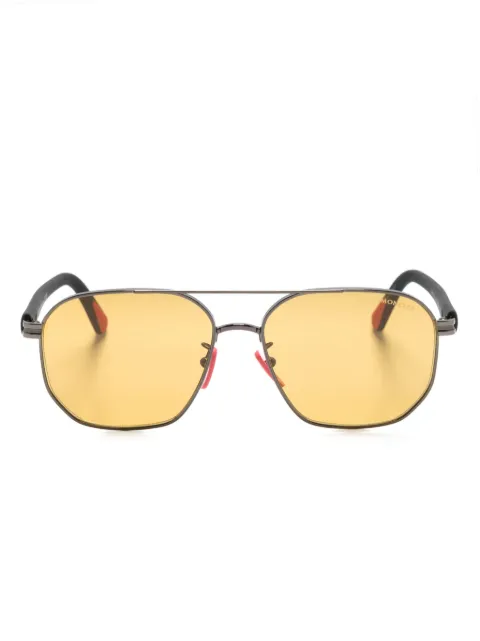 Moncler Eyewear double-bridge geometric-frame sunglasses ML0242H - 0