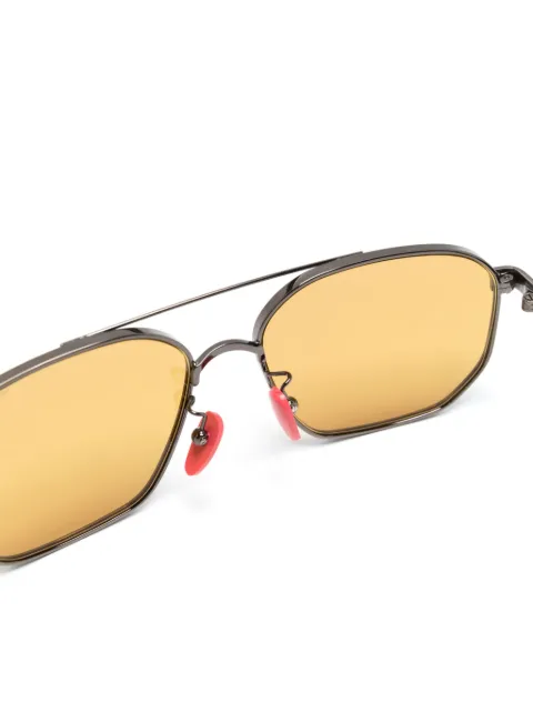 Moncler Eyewear double-bridge geometric-frame sunglasses ML0242H - 2