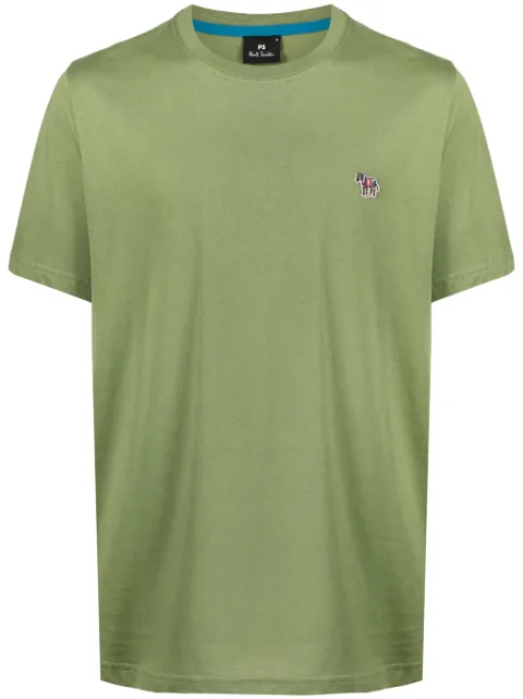 PS Paul Smith zebra logo-appliqué T-shirt