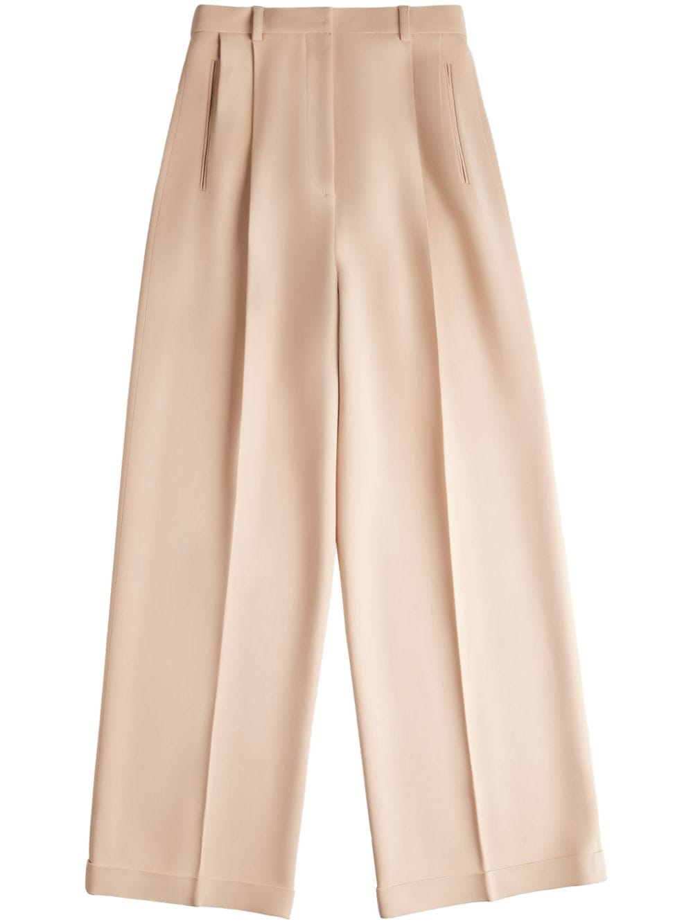 Tod's Wide-leg Tailored Trousers In Pink