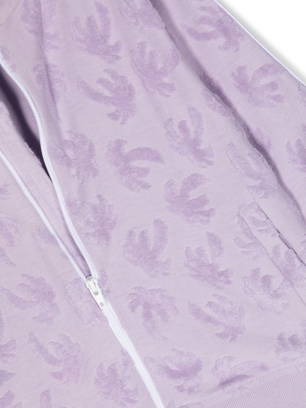 Shop Palm Angels Palms Side-stripe Track Jacket In Purple