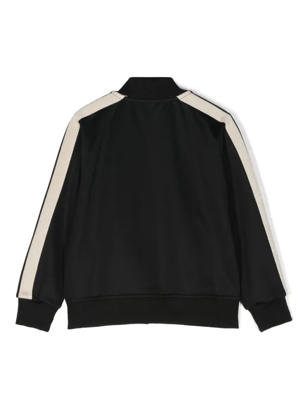 Palm Angels Kids stripe trim Track Jacket Black FARFETCH NO