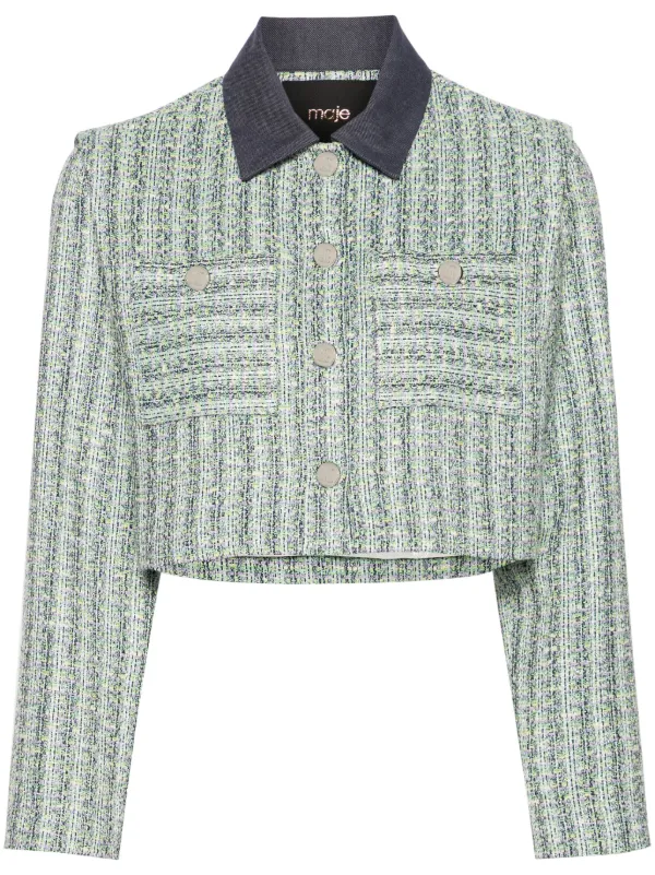 Maje tweed clearance blazer