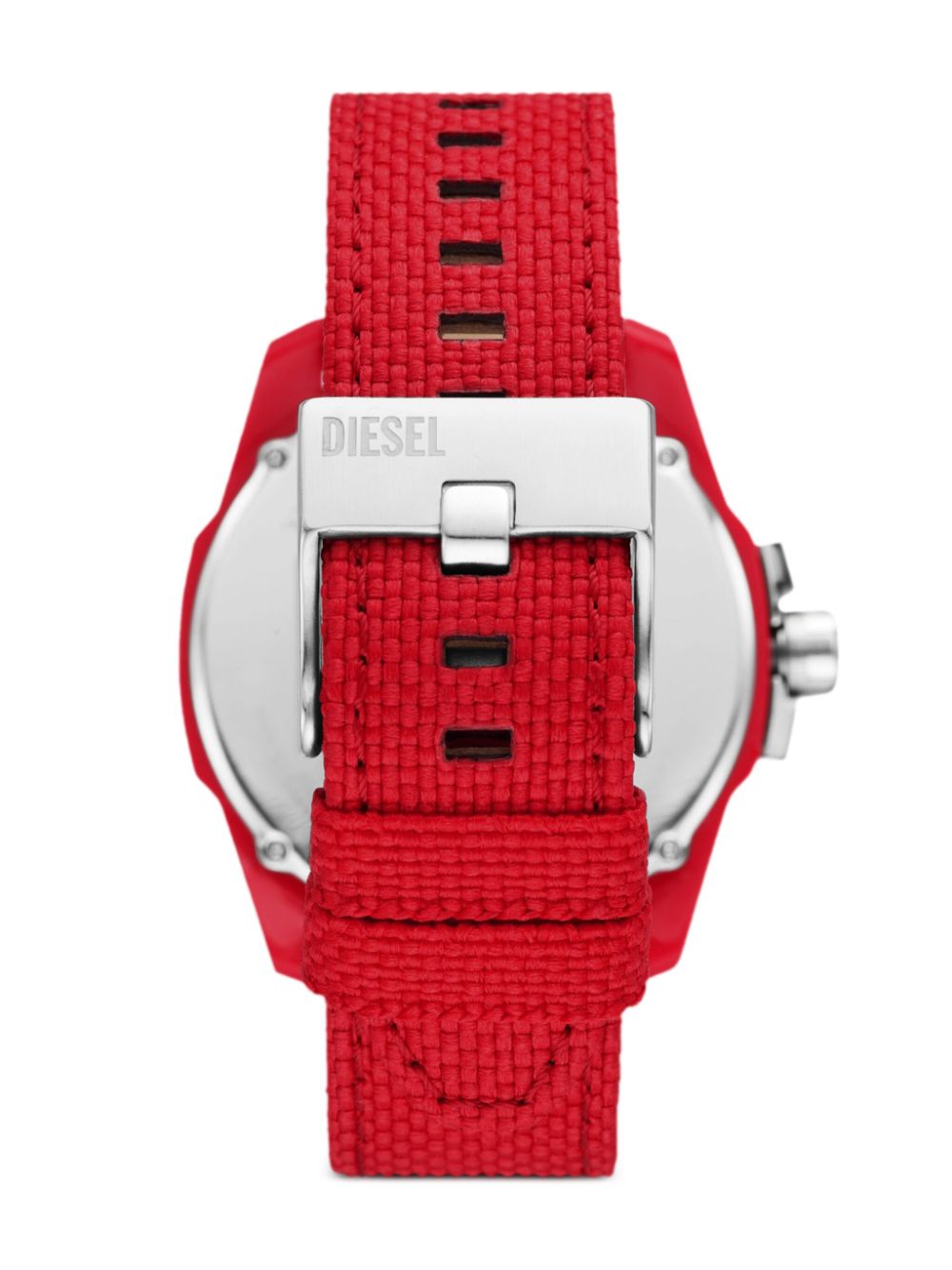 Shop Diesel Dz4619 Baby Chief Solar 43mm In Red