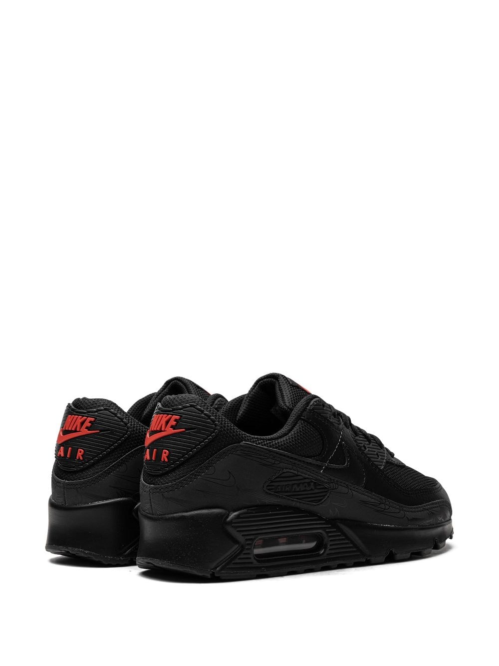 Shop Nike Air Max 90 "black Reflective" Sneakers