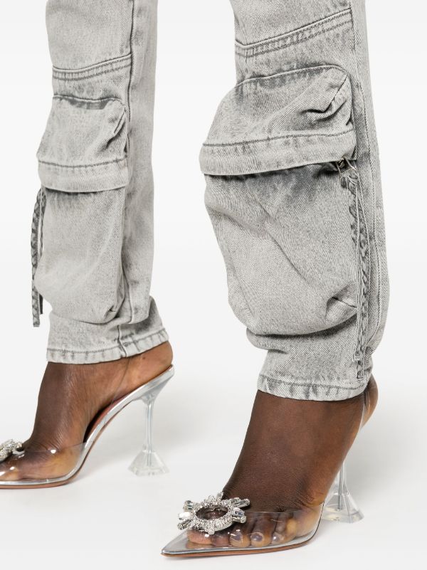 The Attico Essie straight-leg Cargo Jeans - Farfetch