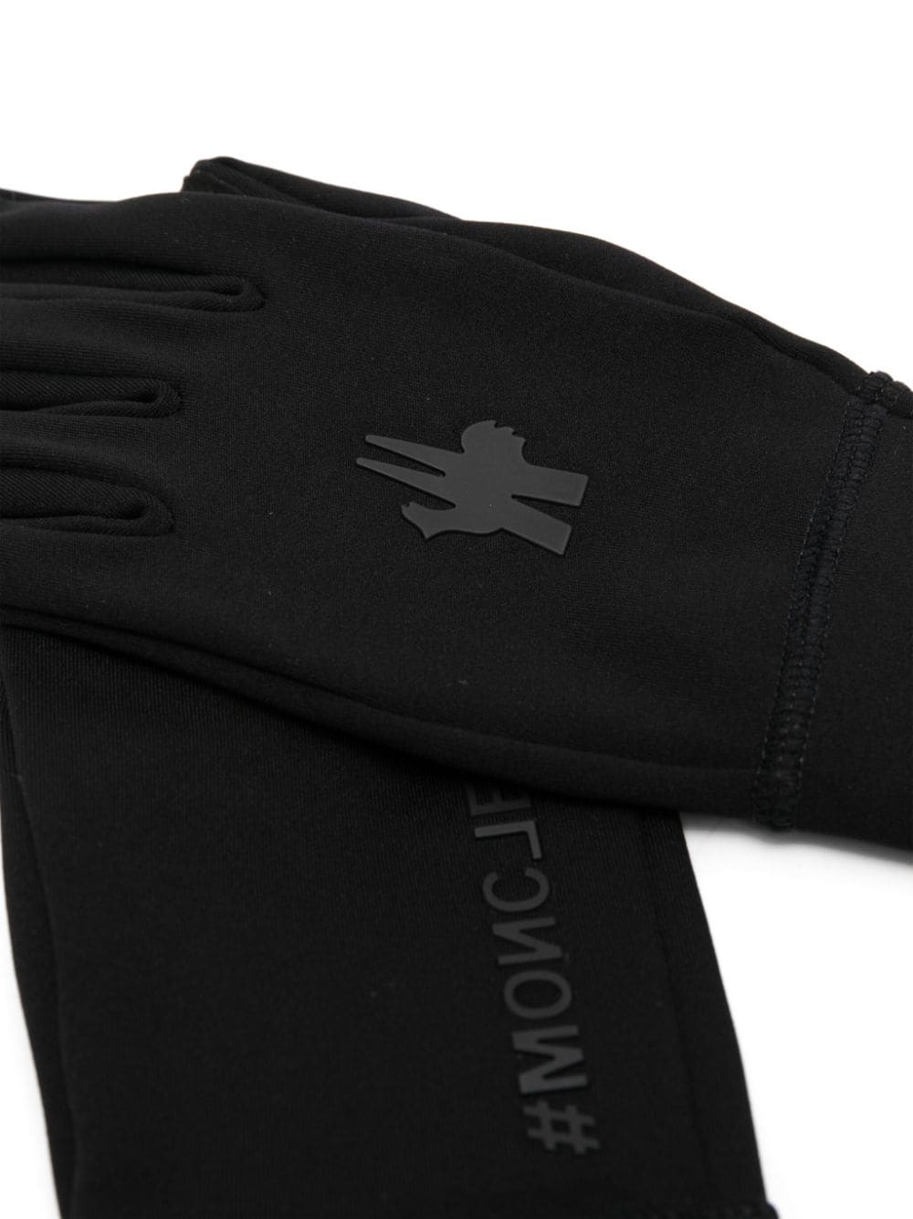 Moncler Grenoble Scuba jersey handschoenen Zwart