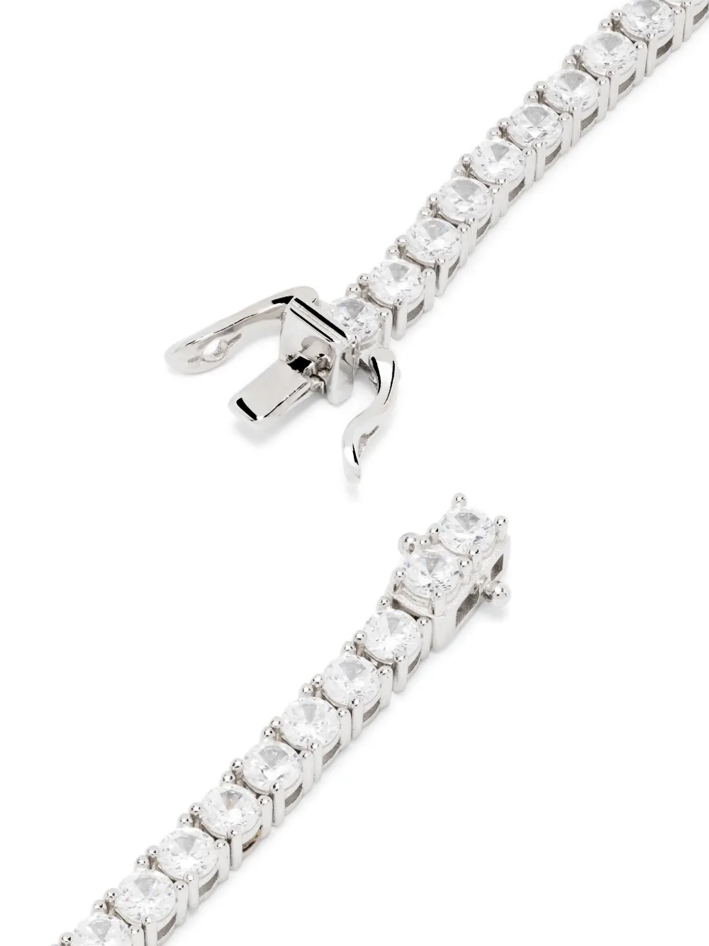 Hatton Labs Cubic Zirconia Tennis Necklace Farfetch