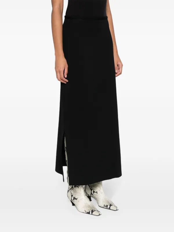 Jil Sander ミッドライズ ストレートスカート | ブラック | FARFETCH JP