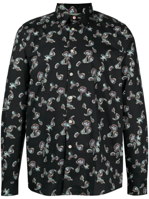 PS Paul Smith paisley-print organic cotton shirt