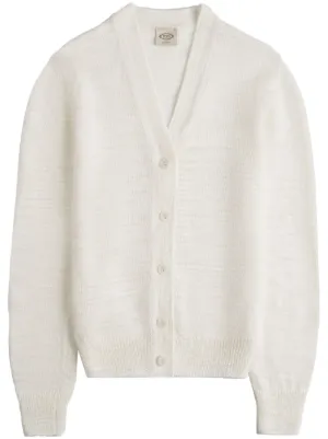 FENDI ホワイト クロップドカーディガン FENDI V-neck Cardigan | White | FARFETCH