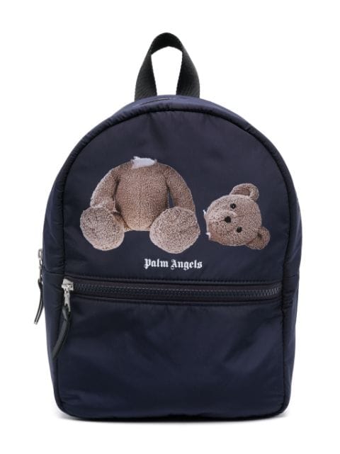 Palm Angels Kids small Broken Bear backpack