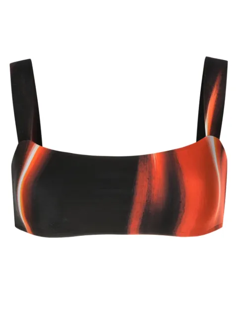 Lenny Niemeyer top de bikini con diseño de dos tonos
